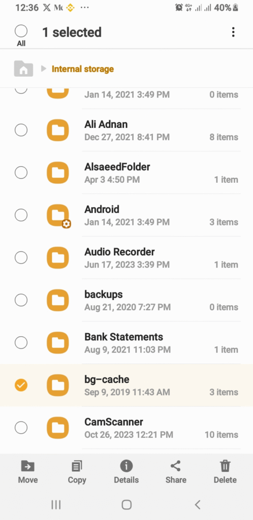Screenshot of File Manager Pro – Android App Source Code