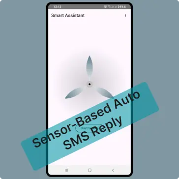 Auto sms based on sensor
