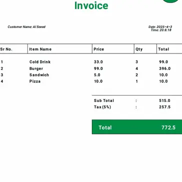 Invoice Generator App
