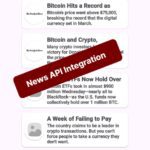 Android News App Example with RecyclerView and Retrofit Integration